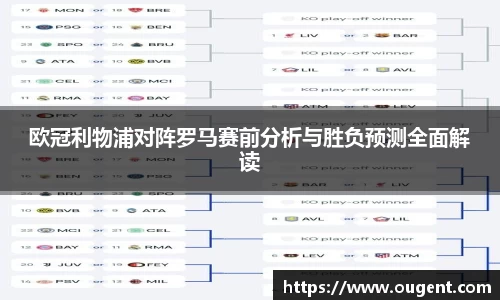 欧冠利物浦对阵罗马赛前分析与胜负预测全面解读